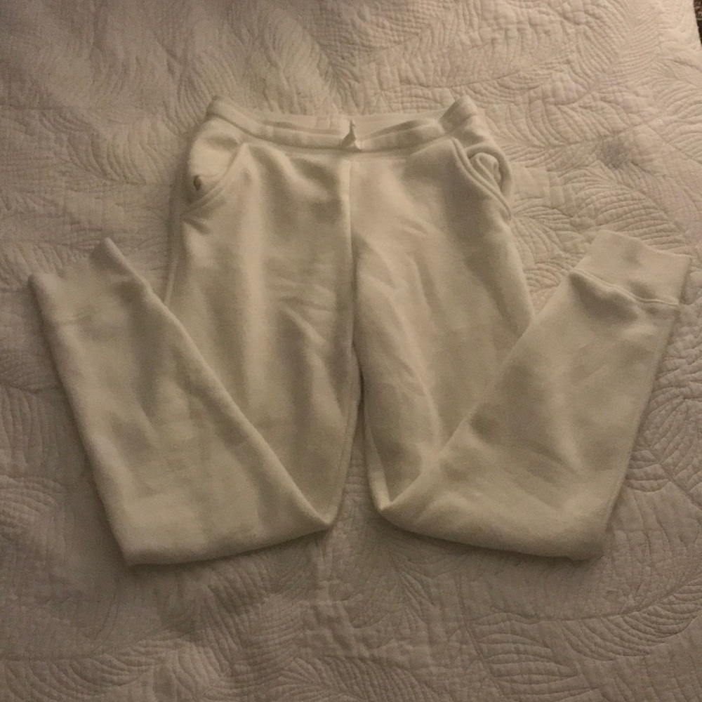 White amazon Joggers
